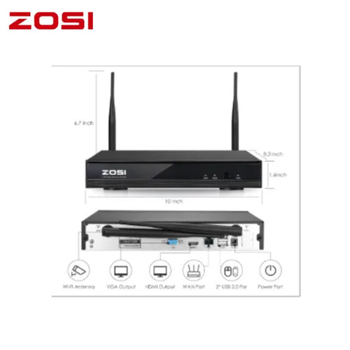 Zosi channel 3mp super - super, hd